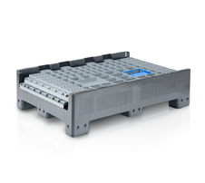 Faltbare Bigbox 120x80x95 mit 4 Füßen - 2x Beladeöffnung