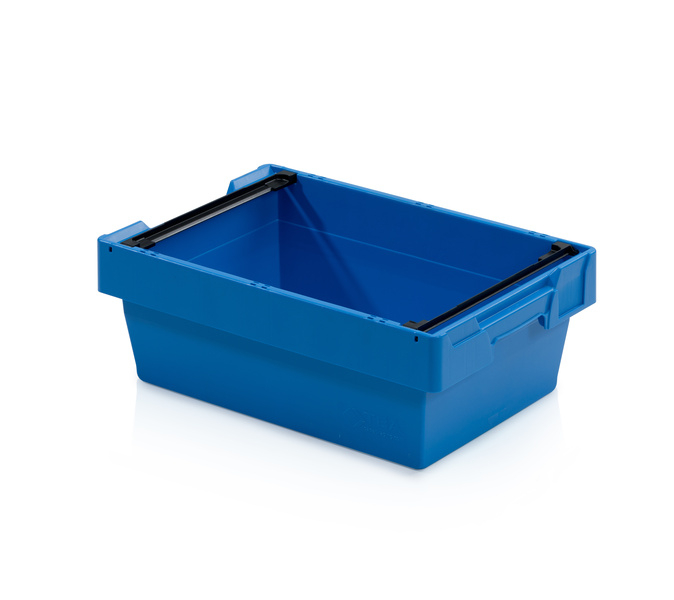 ALC-Behälter 60x40x22 ohne Deckel mit Stapelleiste
