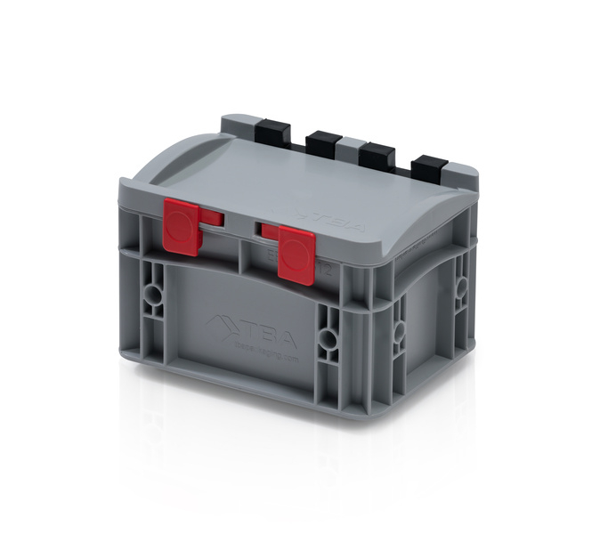 Eurobehälter mit Deckel 20x15x13,5