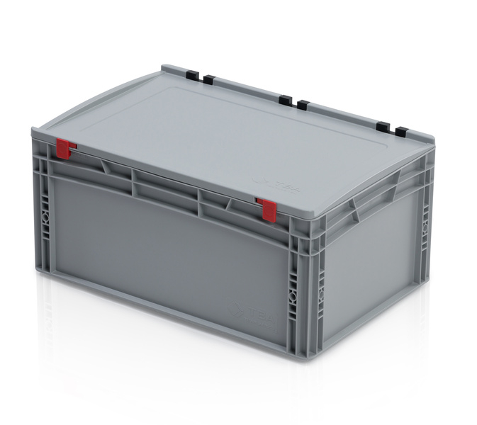 Eurobehälter mit Deckel 60x40x28,5 geschlossener Griff