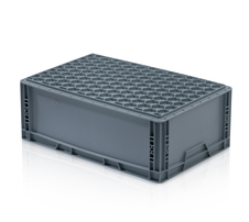 Eurobehälter 60x40x22 mit verstärktem Boden und geschlossener Griff