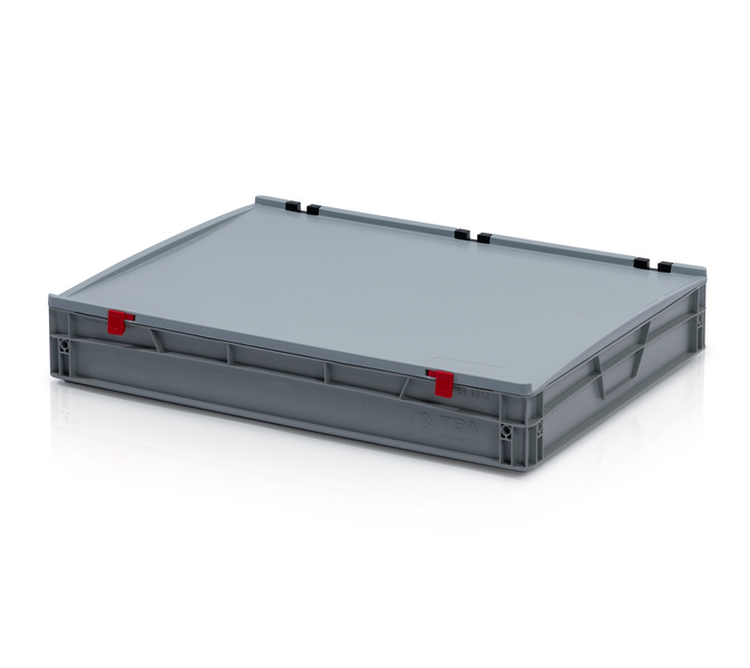Eurobehälter mit Deckel 80x60x13,5