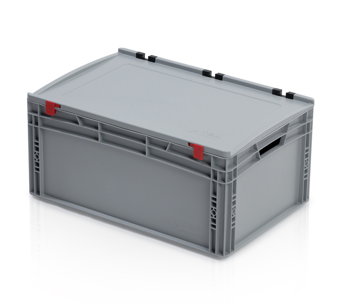 Eurobehälter mit Deckel 60x40x28,5