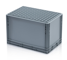 Eurobehälter 60x40x40 mit verstärktem Boden und geschlossener Griff