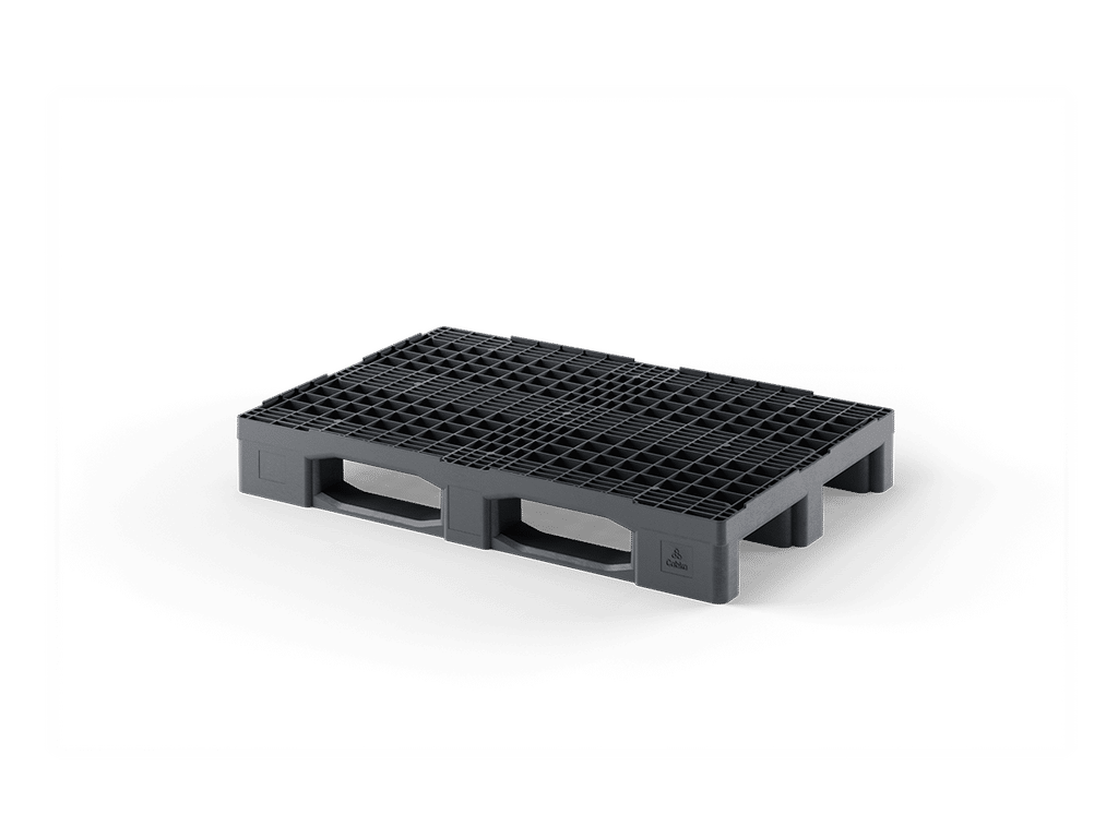 Vollkunststoffpalette 120x80 - II. Qualität