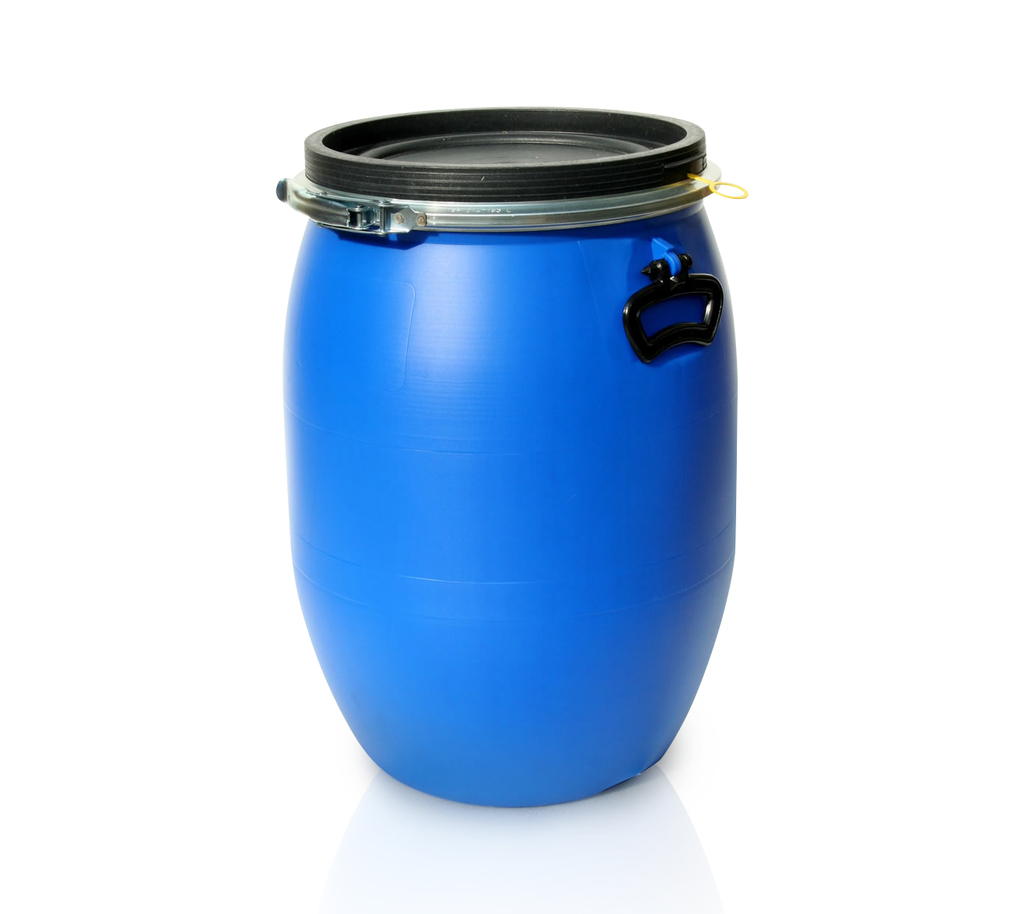 Fass mit Spannring und Griffen 60 l