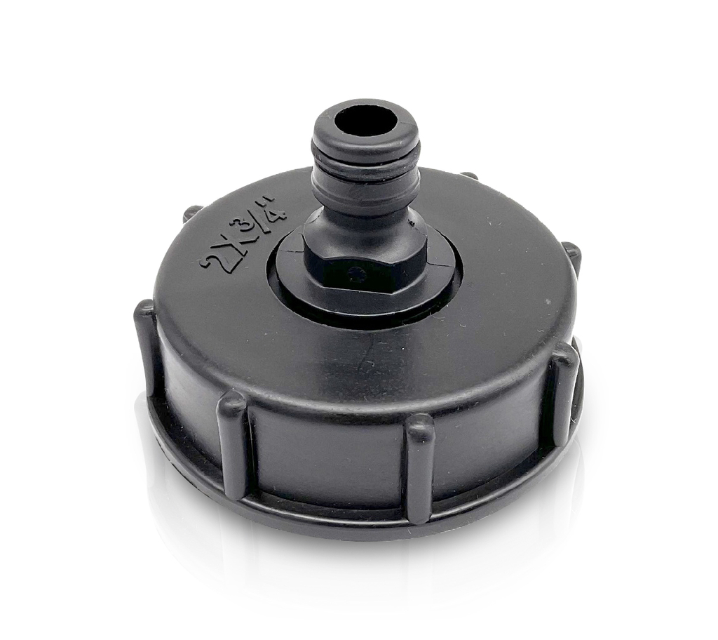 Reduzierung auf IBC - Innengewinde DN 50 mit Schnellkupplung am Schlauch