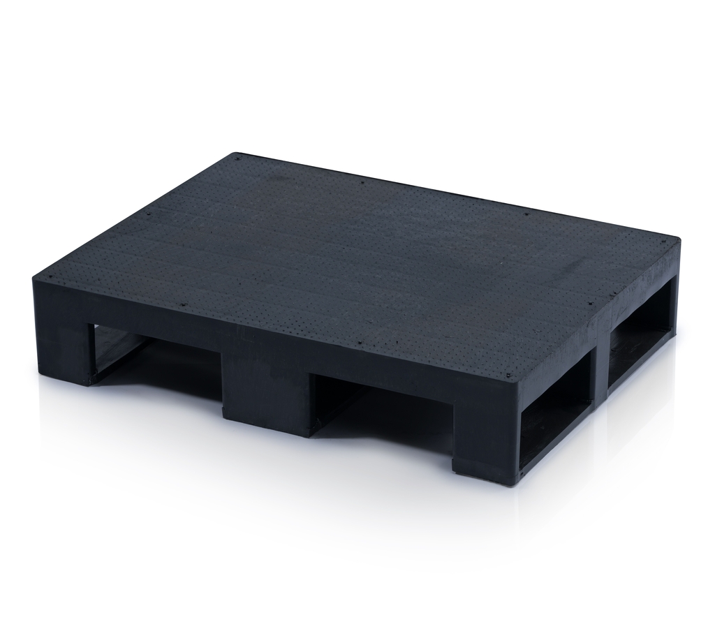 Geschlossene Palette 80x60 mit Kufen