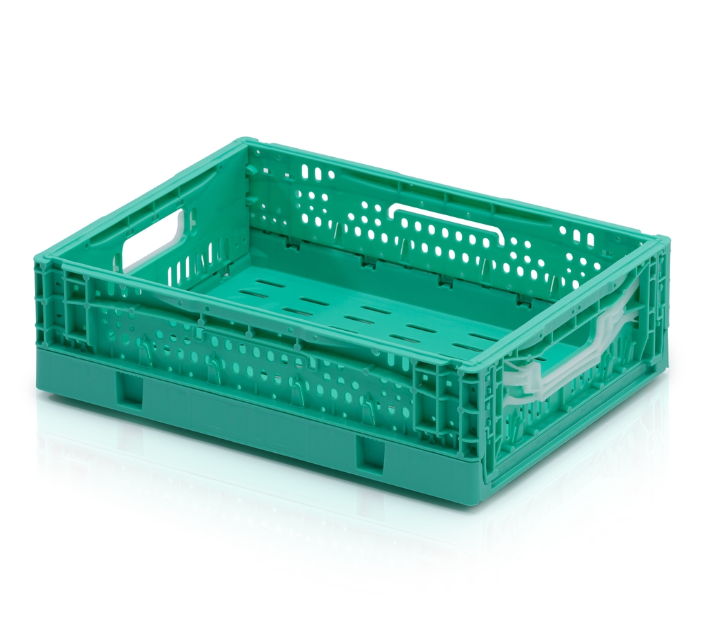 Faltbarer Behälter 40x30x12 hellgrün