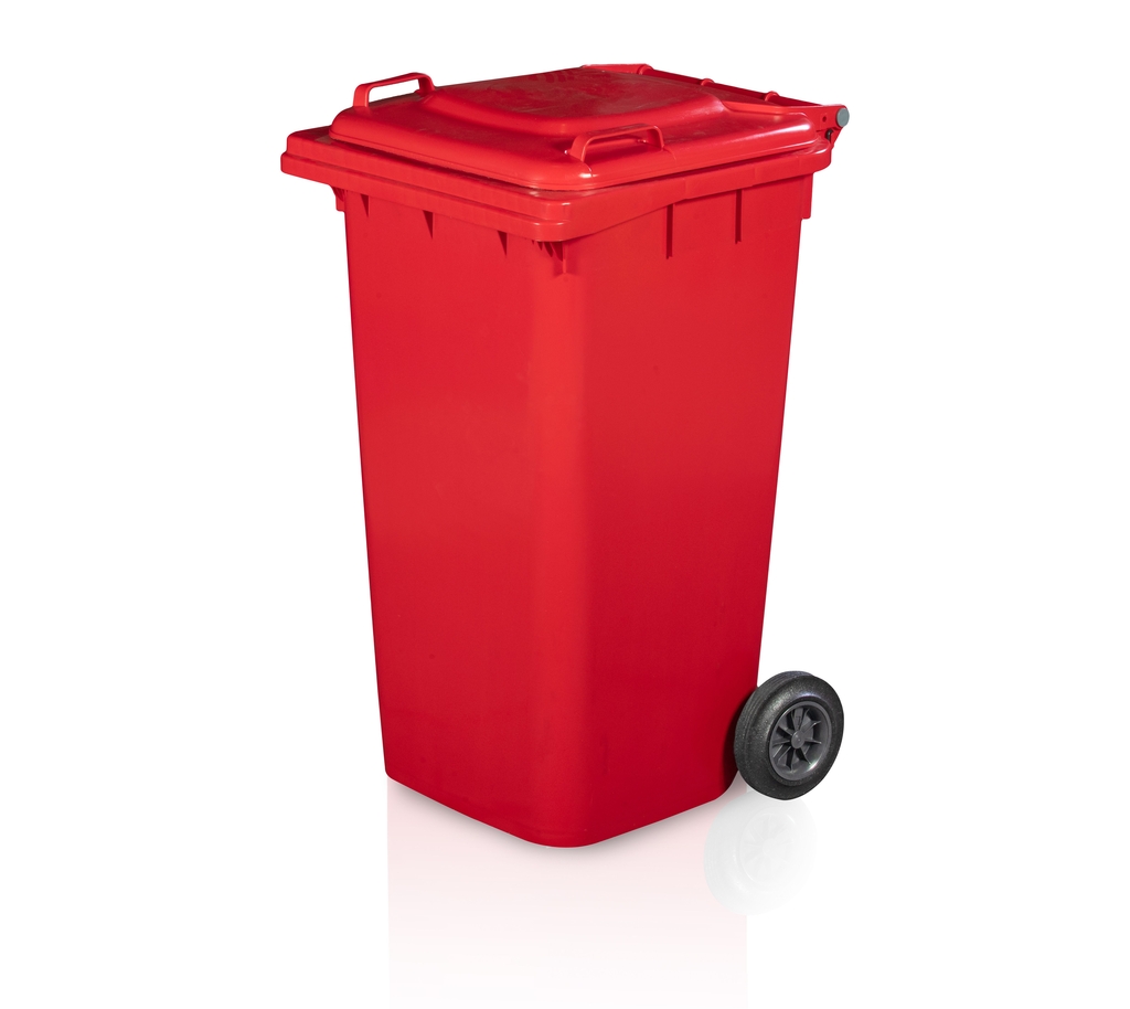 Mülltonne 240 l rot
