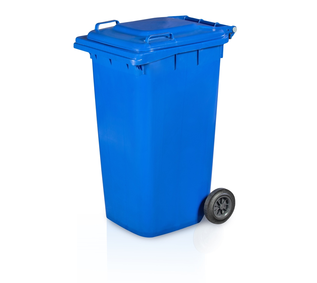 Mülltonne 240 l blau