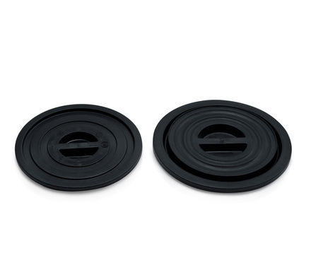 Deckel für 75 l Behälter, schwarz reg.