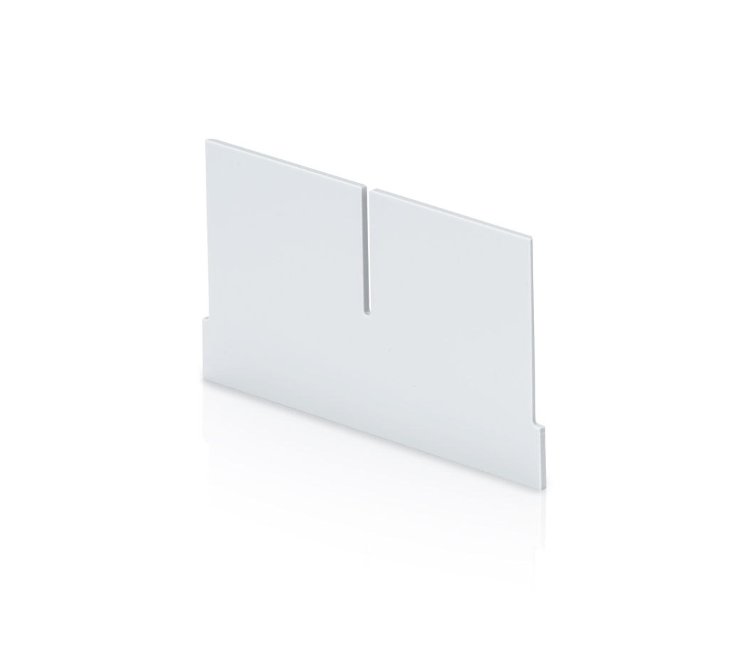 Querunterteiler mit Ausschnitt für Regalkästen – 15,6 x 9 cm
