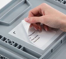 Selbstklebendes Etikett 159 x 115 mm mit Beschichtung zum einfachen Entfernen der Etiketten