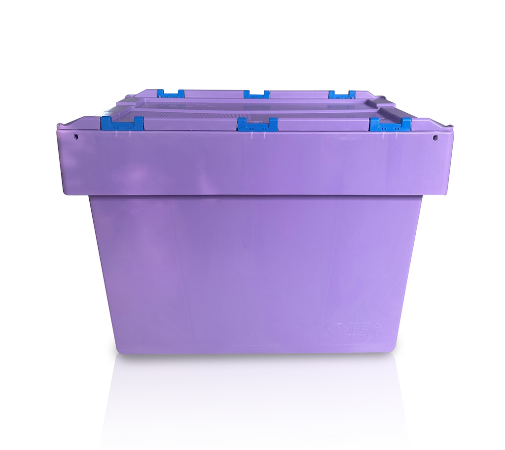 ALC-Behälter 60x40x44 mit Deckel - violett